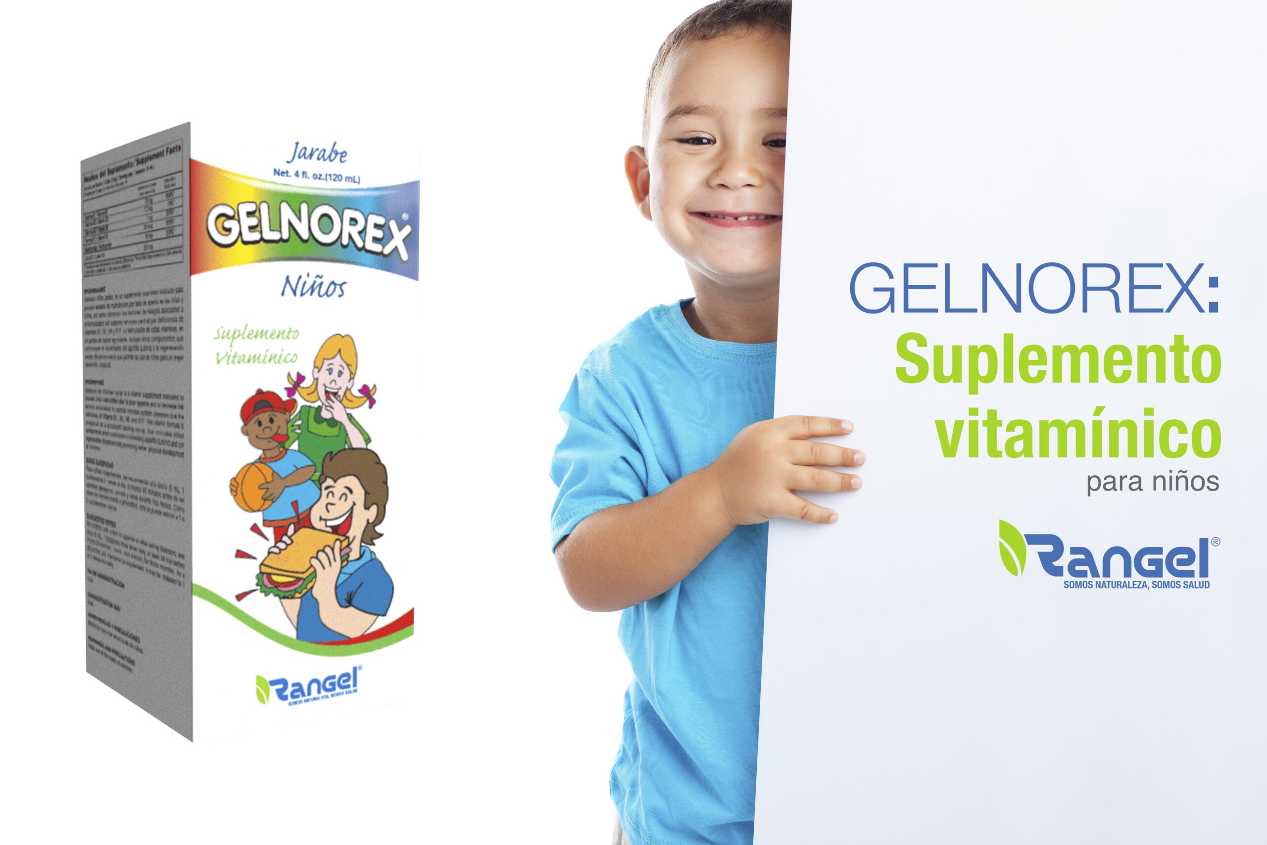 Suplemento Gelnorex, Vitaminas para niño | Falta de Apetito niños