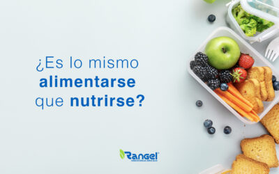 ¿Es lo mismo alimentarse que nutrirse?