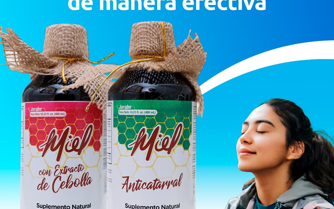 Miel Anticatarral y Jarabe de Miel con Extracto de Cebolla