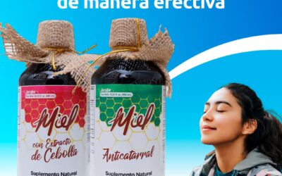 Miel Anticatarral y Jarabe de Miel con Extracto de Cebolla