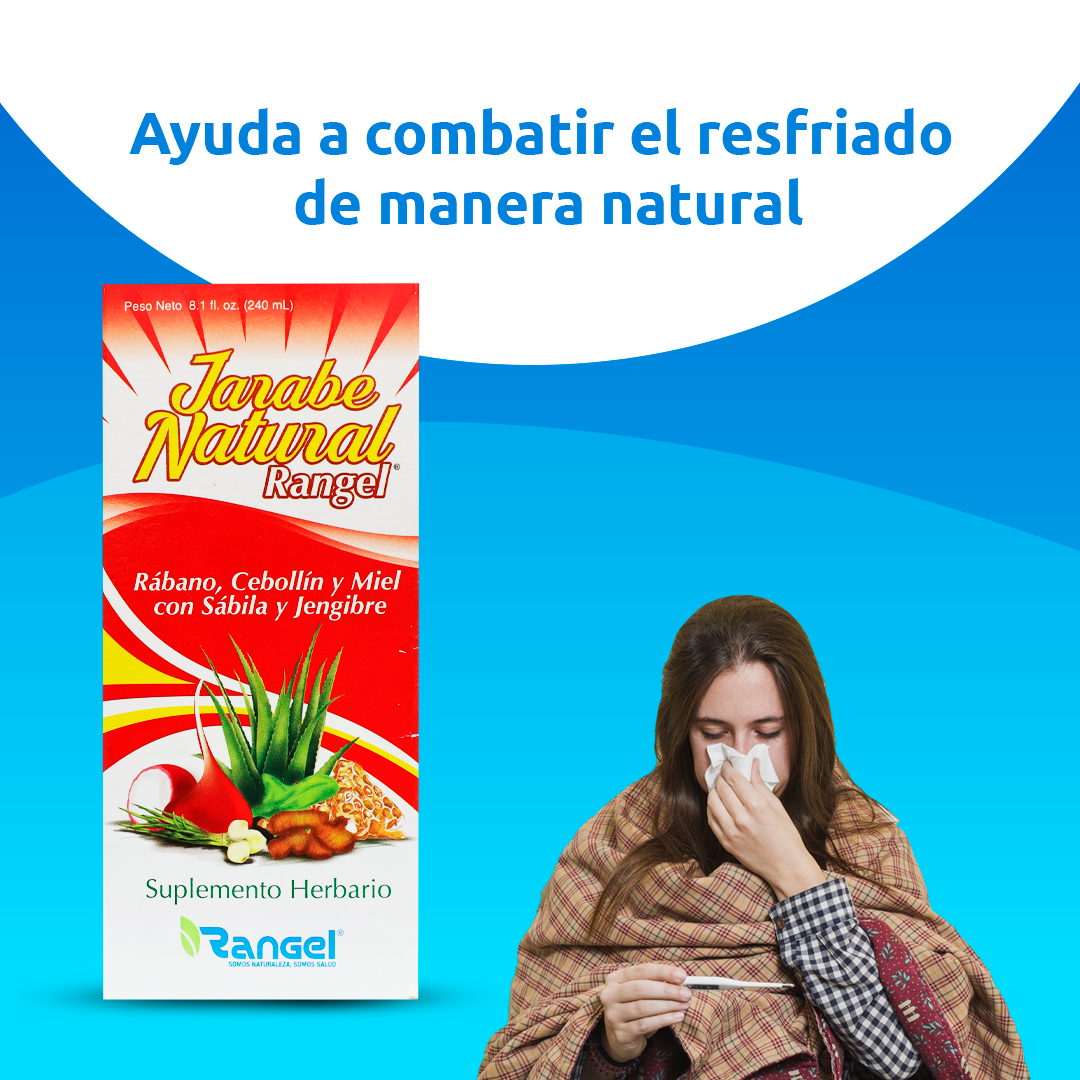 Saca-Grip Rangel Jarabe natural para la gripe