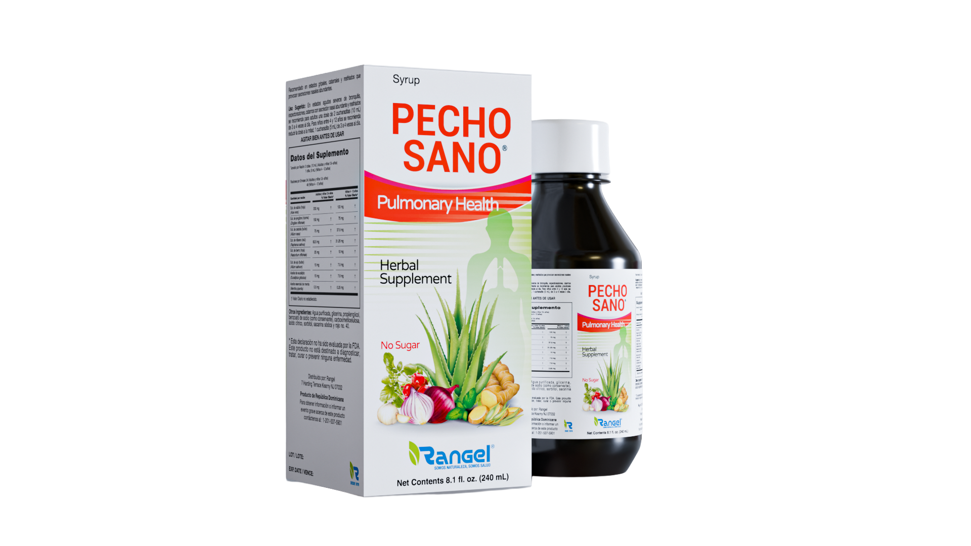 Pecho Sano 01 Saca-Grip Rangel Jarabe natural para la gripe
