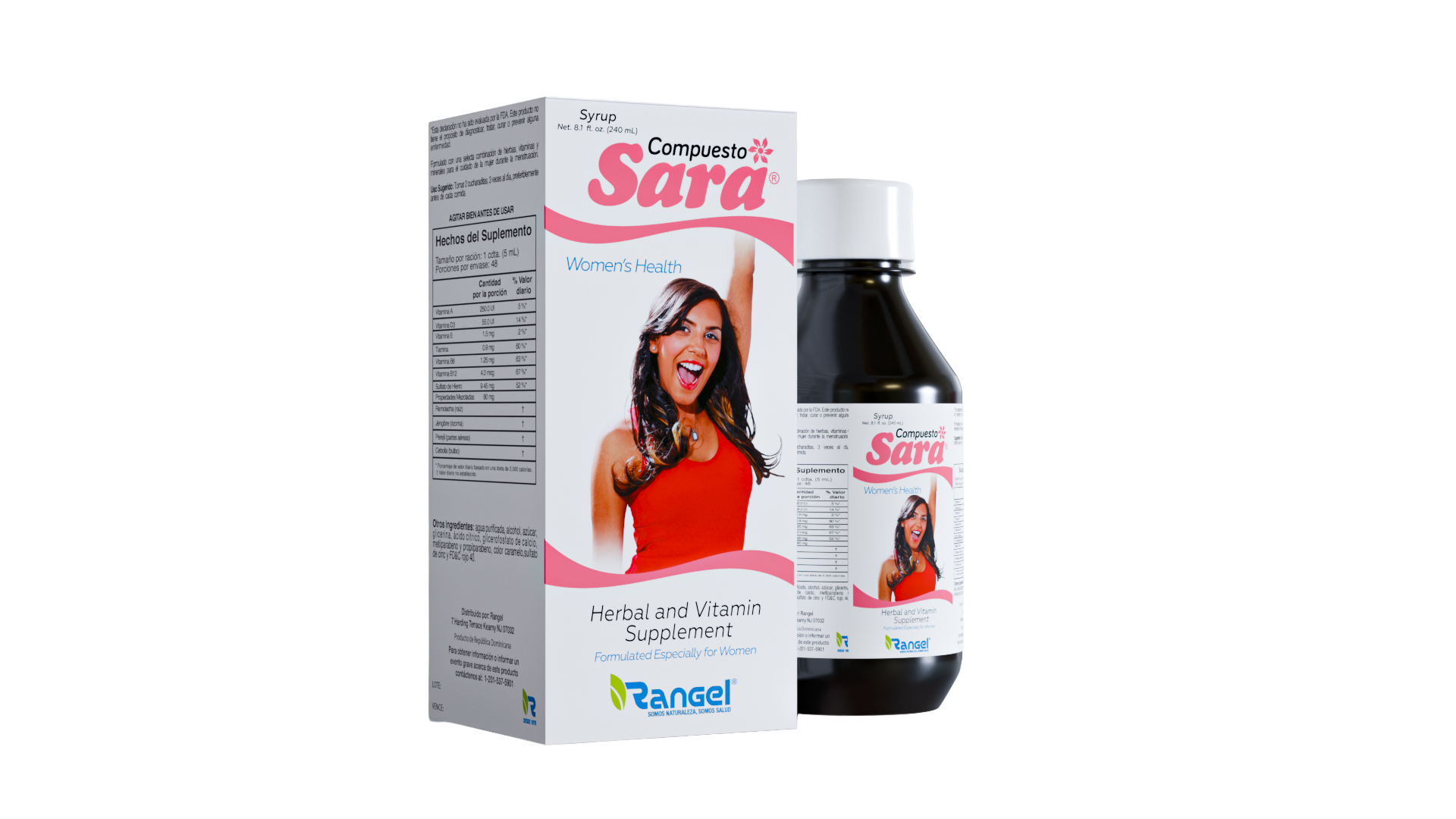 Sara 01 Saca-Grip Rangel Jarabe natural para la gripe